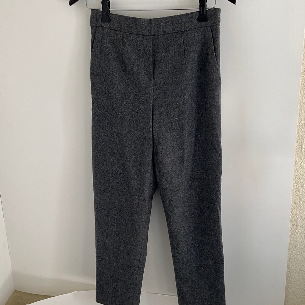 Babaton Gray Ankle Pants